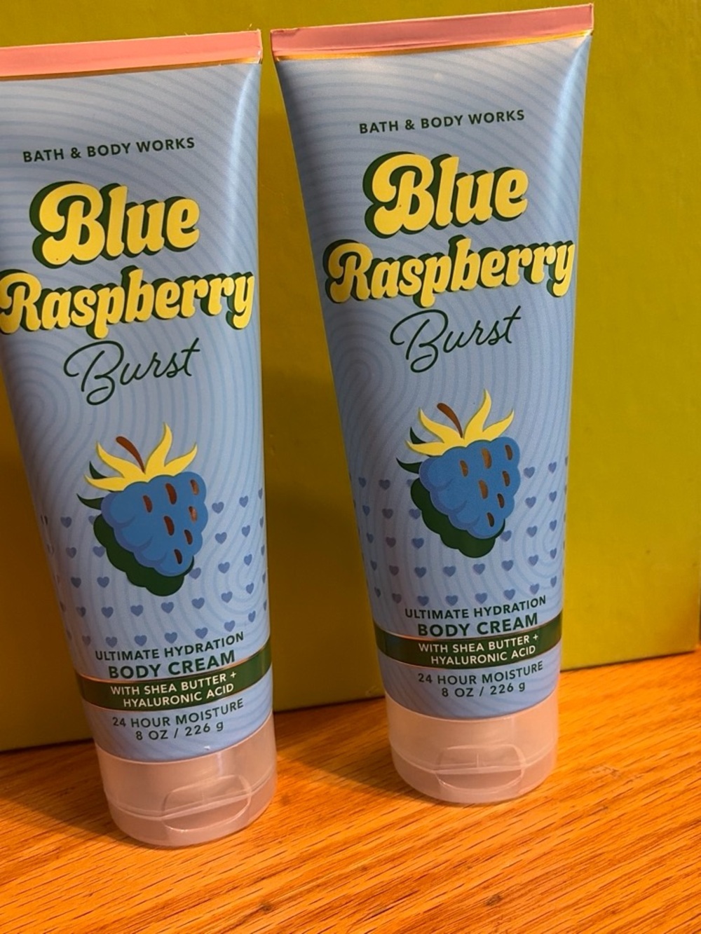 2 Bath & Body Works Blue Raspberry Burst Body Creams
